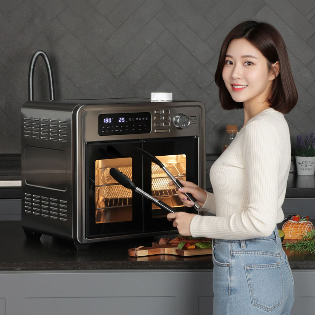 26년 새롭게 출시  올스텐 오븐형 대용량 28L 에어프라이어 전기오븐