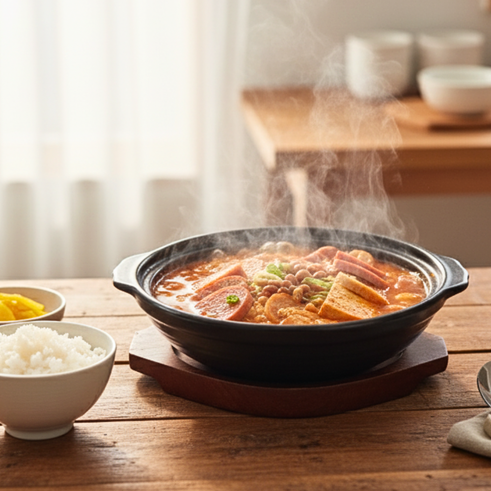 부대찌개 밀키트 간편식 캠핑 요리 국물 음식 가정 집밥 350g, 1개 - 상세 이미지 3