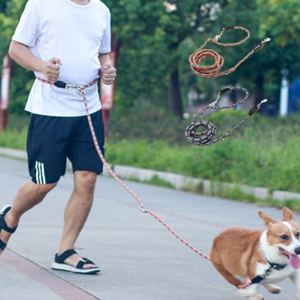 편리한 핸즈 프리 강아지 리드 줄 튼튼한 멀티 강아지 리드