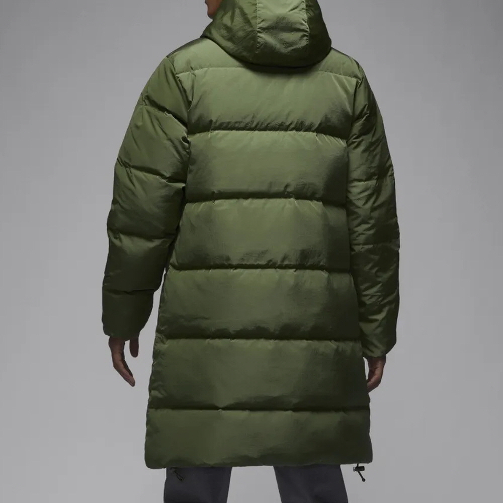 나이키 조던 에션셜 다운 롱패딩 후드 점퍼 파카 카키 그린 FB7314-340 - 상세 이미지 3