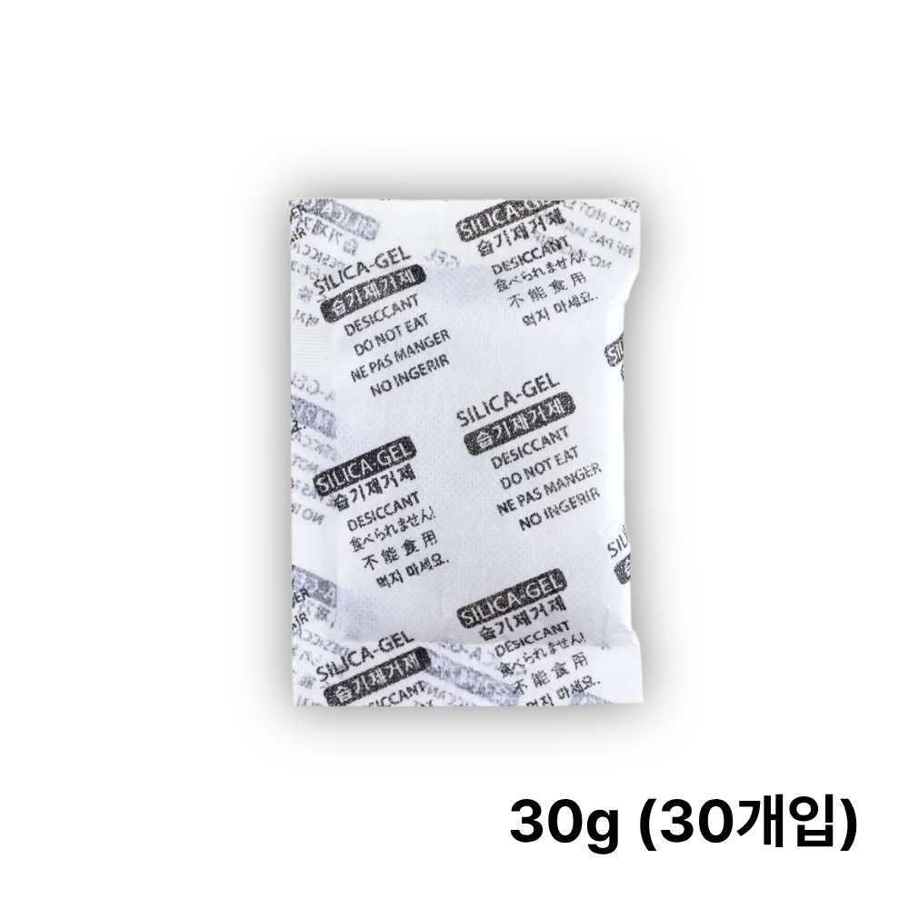 [의류/침구/신발/다목적 보관용] 부직포 실리카겔제습제 30 30g, 30개 - 상품 이미지
