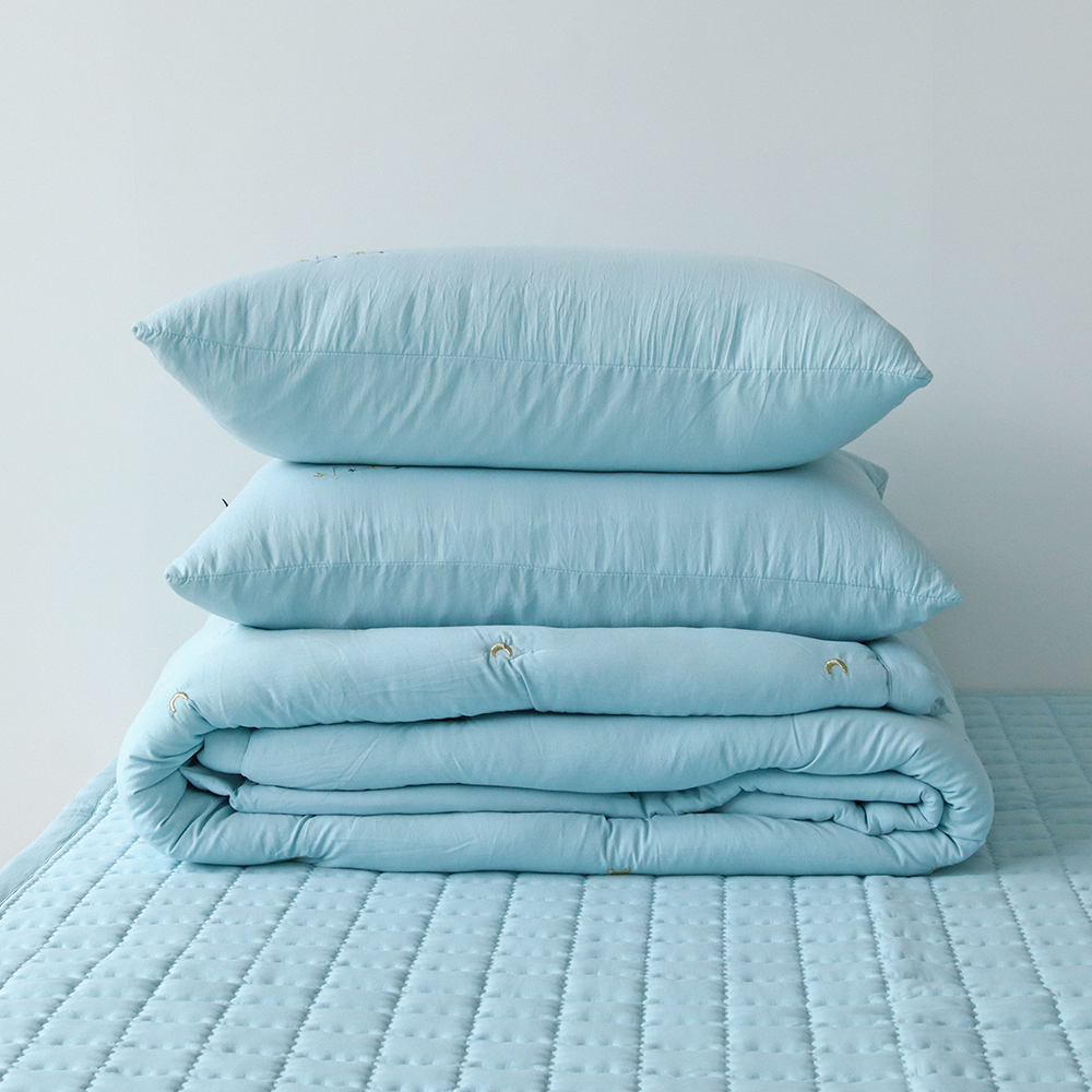 빈센트 먼지없는 워싱 마이크로 피치스킨 미끄럼방지 사계절 침대패드 라지킹 200x230