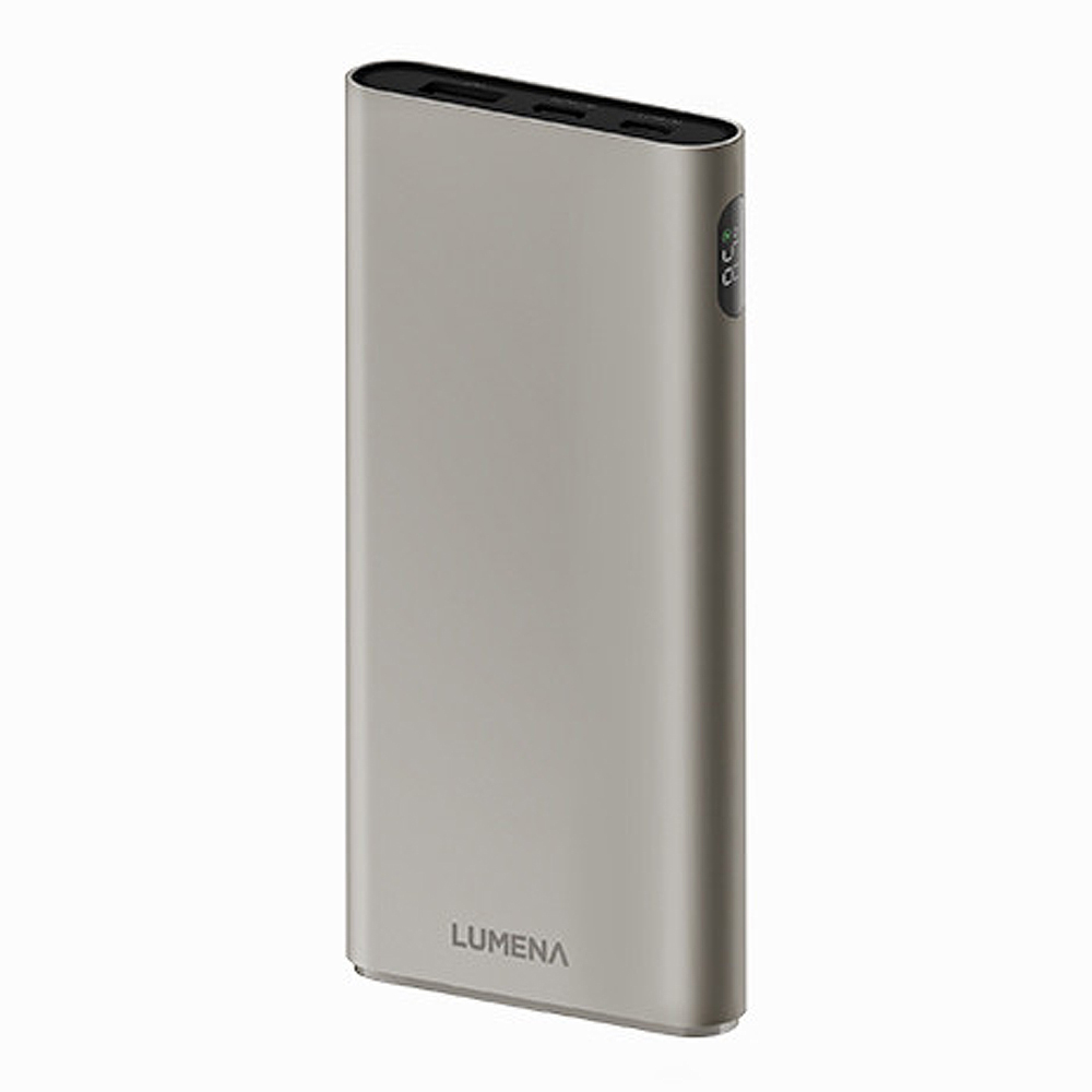 루메나 보조배터리 PQ10 고속 급속 충전 대용량 10000mah 샌드베이지 - 상품 이미지