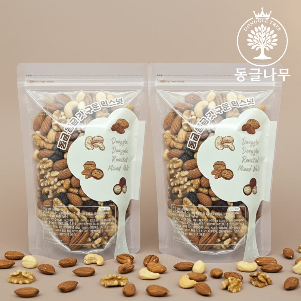 동글나무 갓 구운 견과류 믹스넛 프리미엄 하루견과 임산부 믹스너트 500g