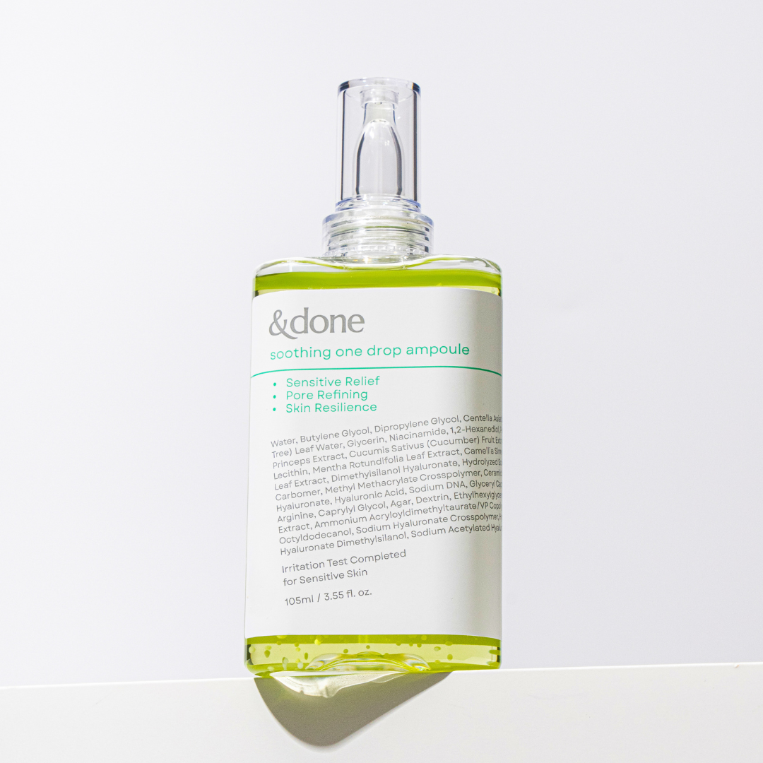 [앤던] 수딩 원 드롭 앰플 티트리 시카 진정 모공 임상 105ml - 상품 이미지