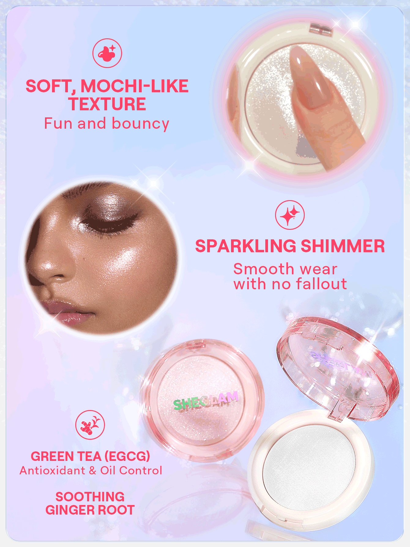 쉬글램 슬라임 하이라이터 글로치 sheglam glowchi highlighter - 상세 이미지 3
