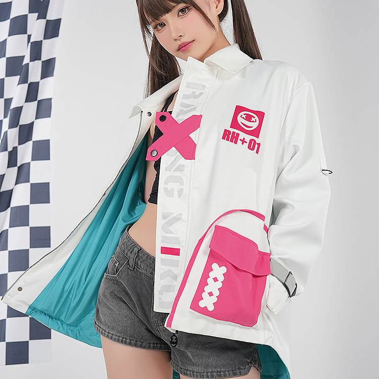 [예약] 하츠네 미쿠 레이싱 버전 2025 트랙 자켓 l 보컬로이드 제품 이미지