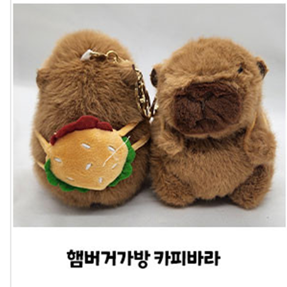 카피바라키링 열쇠고리 가방꾸미기 가꾸 봉제 가방키링인형 - 상세 이미지 4