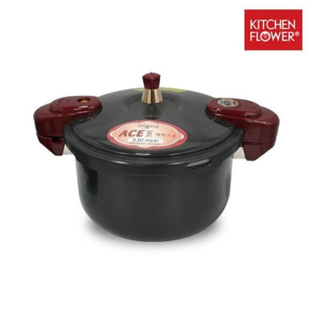 [협력업체]플라워 5.0L 2 에이스 8인용 압력솥 밥솥 일반