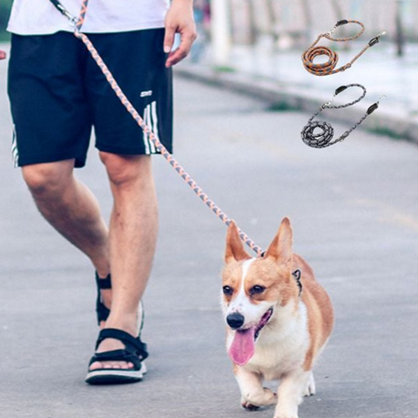 강아지산책 핸즈 프리 강아지 리드 줄 반려견 멀티 강아지 리드