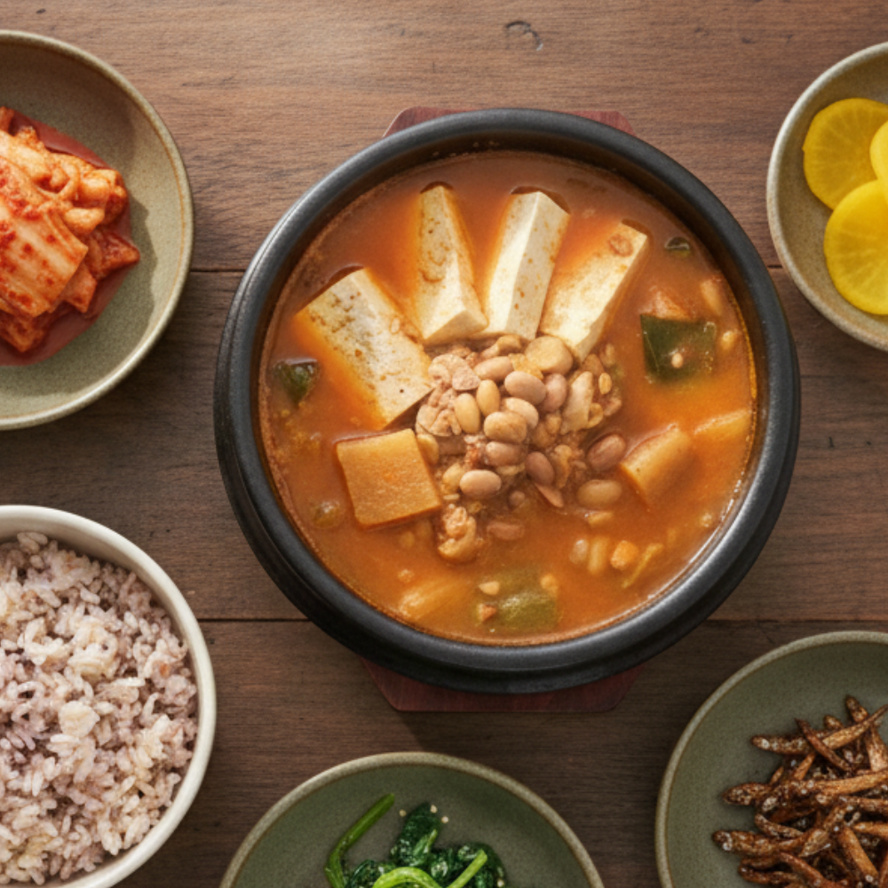 청국장 찌개 밀키트 간편식 요리 국물 음식 가정 집밥 캠핑 300g, 1개 - 상세 이미지 2