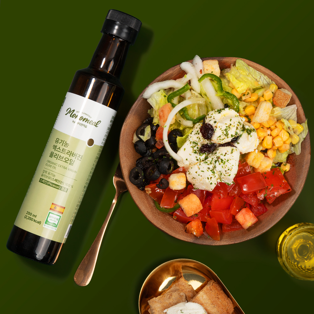 비타민마을 모노밀 스페인 유기농 엑스트라버진 올리브오일 250ml, 1개 - 상세 이미지 2