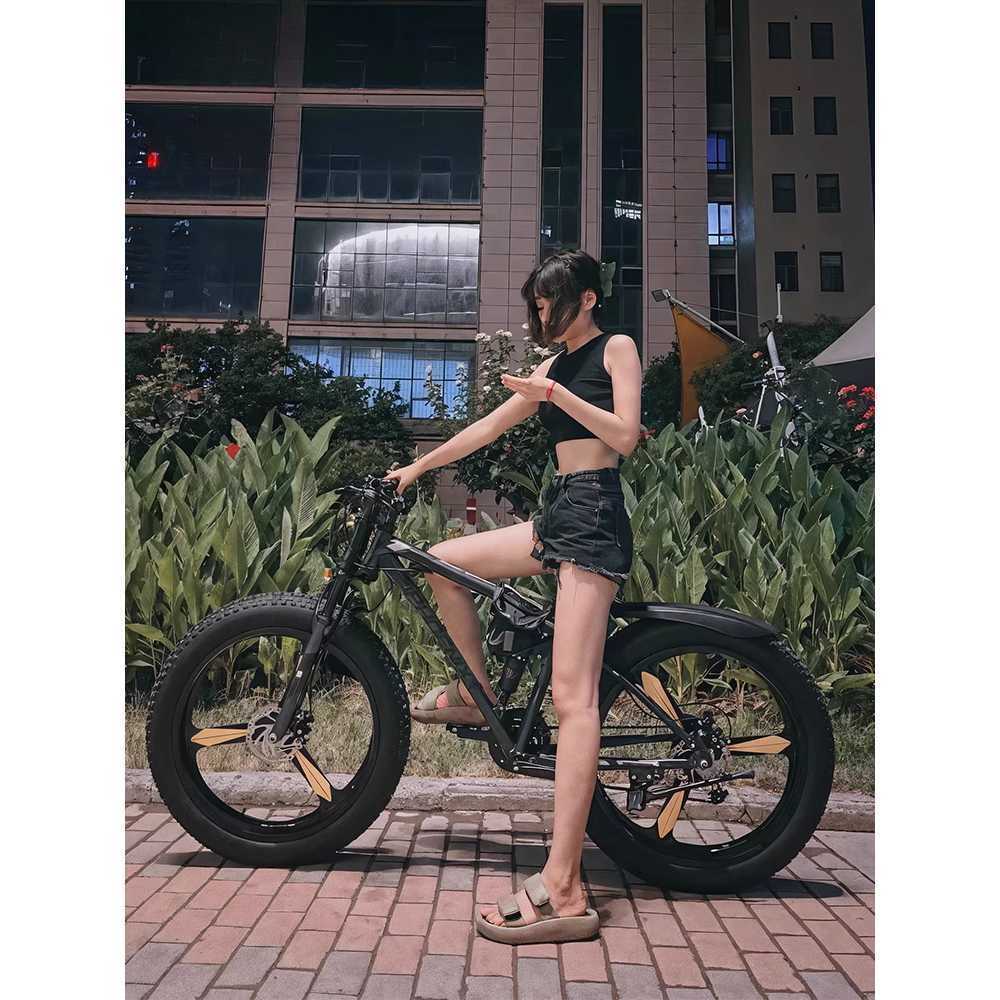 오프로드 광폭 MTB 산악 주행 안정 성능 강화 스포츠 24인치 그레이 - 상세 이미지 3
