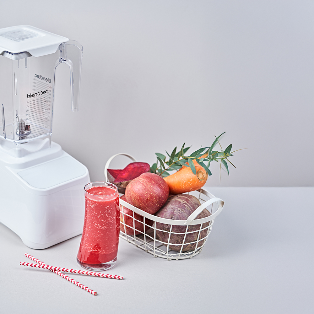 블렌텍 디자이너 650 초고속 프리미엄 블렌더 대형 대용량 이유식 믹서기 폴라 화이트