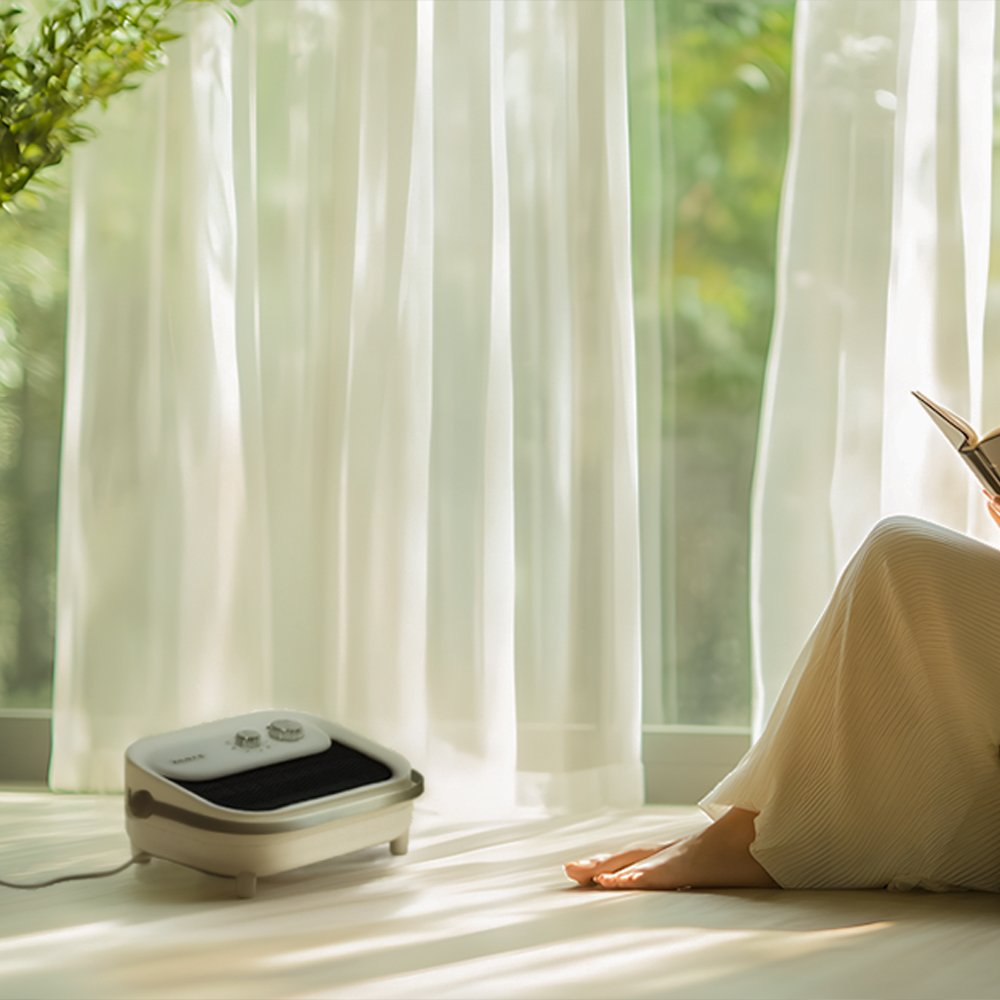 호메오 PTC 온풍기 무타공 벽걸이 탁상용 초저소음 가정용 - 상세 이미지 3