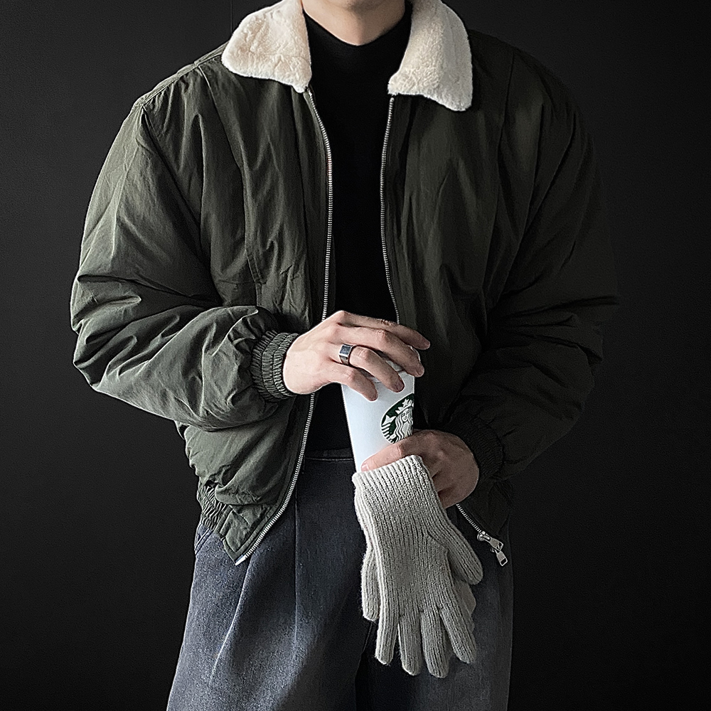 남자무스탕 MA1 항공패딩 마원 - 상세 이미지 2