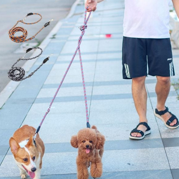 튼튼한 강아지 리드 줄 어깨 핸즈 프리 리드 줄 대형견
