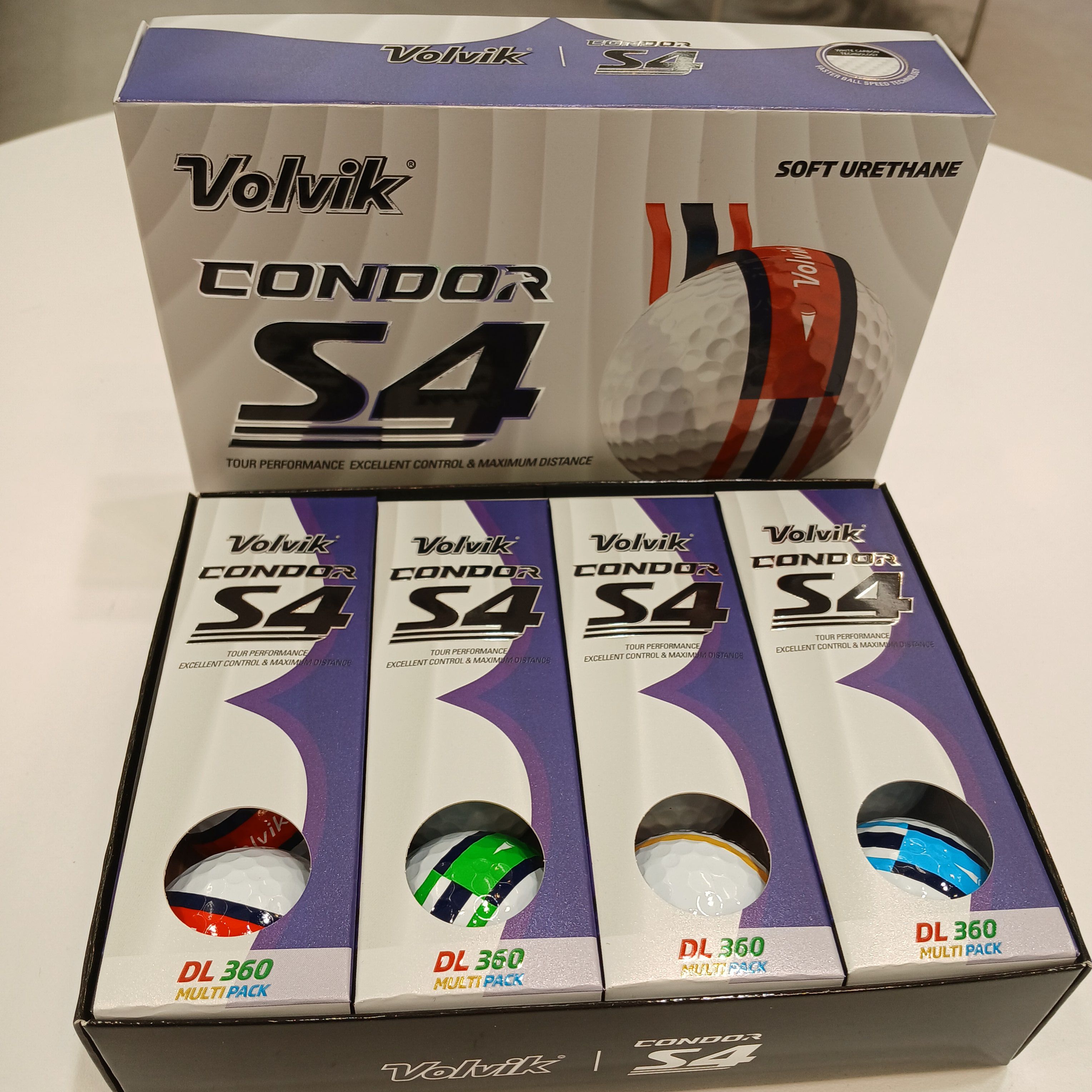 볼빅 골프공 3피스 12구 CONDOR S4 D.L 360 경량 화이트 골프공선물 고반발 비거리 VZAZPC02 - 상세 이미지 2