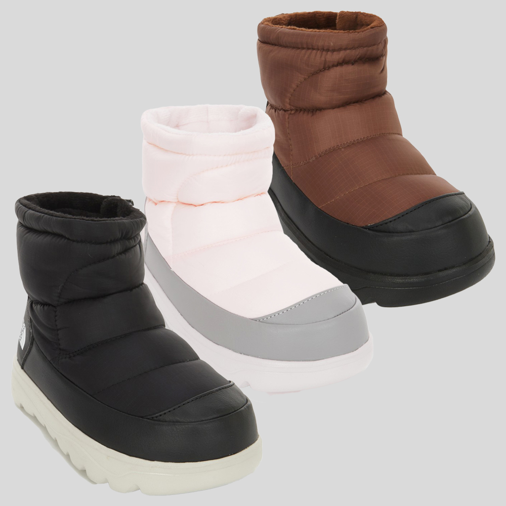 노스페이스키즈 패딩 부츠 숏 NS87R96S NS87R96