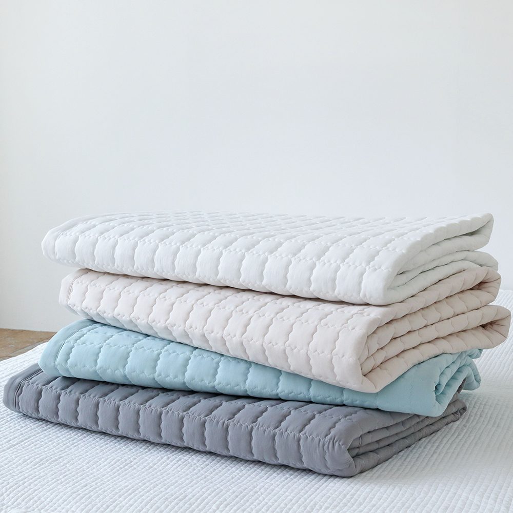 빈센트 먼지없는 워싱 마이크로 피치스킨 미끄럼방지 사계절 침대패드 라지킹 200x230