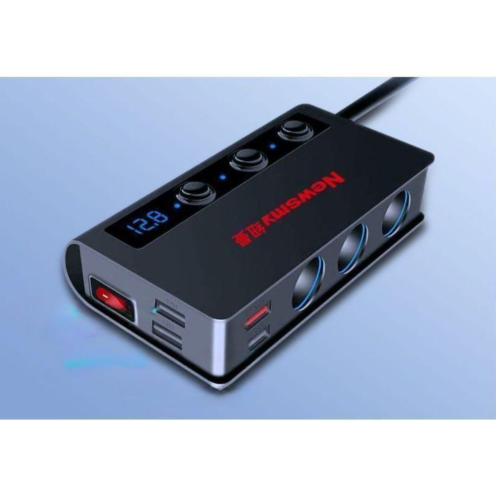 멀티 시거잭 소켓 차량용 캠핑 변환기 USB - 상품 이미지