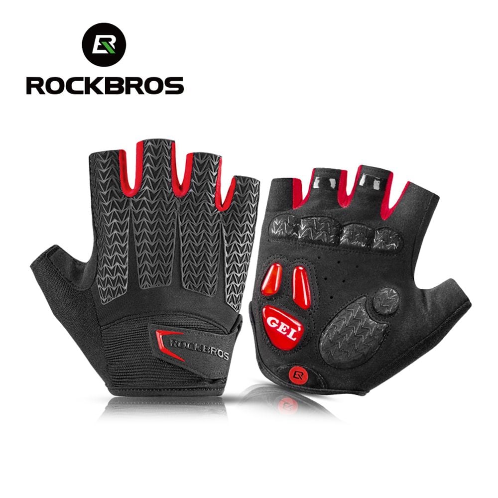 ROCKBROS 락브로스 충격방지 젤패드 스포츠 장갑 S169 - 상품 이미지