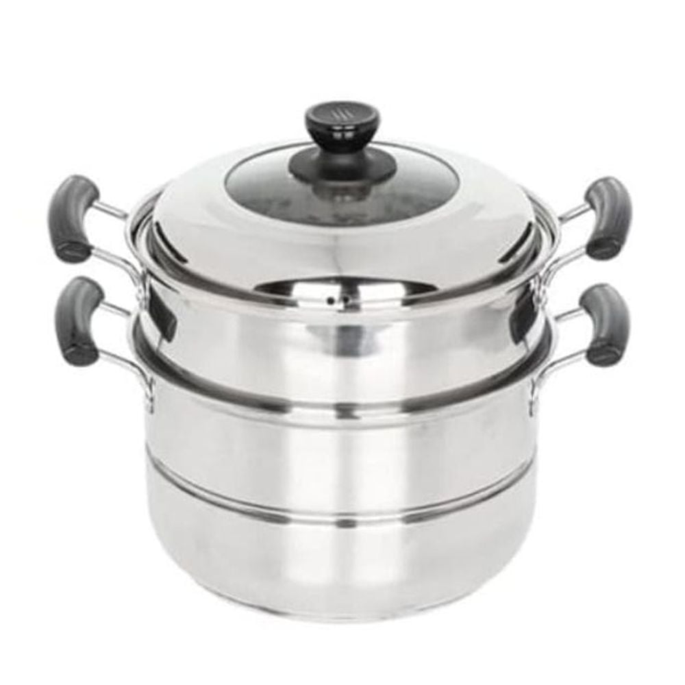퀸센스 인덕션 곰솥 냄비 찜냄비 찜솥 들통 2단 26cm - 상품 이미지