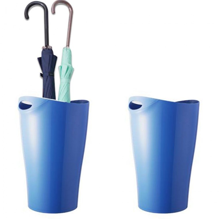17L 우산꽂이 겸용 휴지통 쓰레기통 39.5x26cm 1개 BU - 상품 이미지