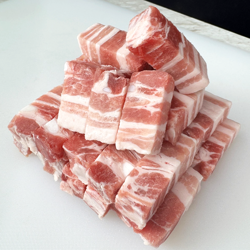 바라던 적당한 지방 한입 삼겹살 냉동 수입 컷팅삼겹 500g 이미지 3