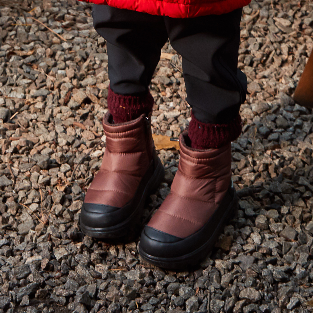 노스페이스키즈 패딩 부츠 숏 NS87R96S NS87R96