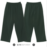 중년여성 루즈핏 빅사이즈 겨울기모 와이드밴딩바지 따뜻한 통팬츠 - 상세 이미지 4