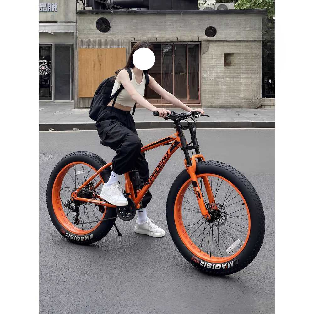 오프로드 광폭 MTB 산악 주행 안정 성능 강화 스포츠 24인치 그레이 - 상세 이미지 4