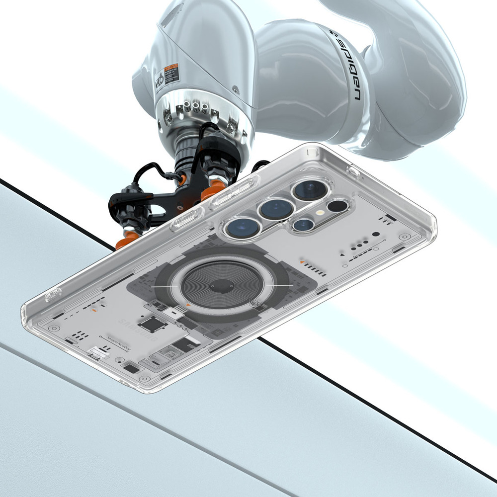 QI2 충전 케이스 슈피겐 갤럭시 맥세이프 케이스 울트라하이브리드맥핏 네오원 투명, 갤럭시S25 울트라