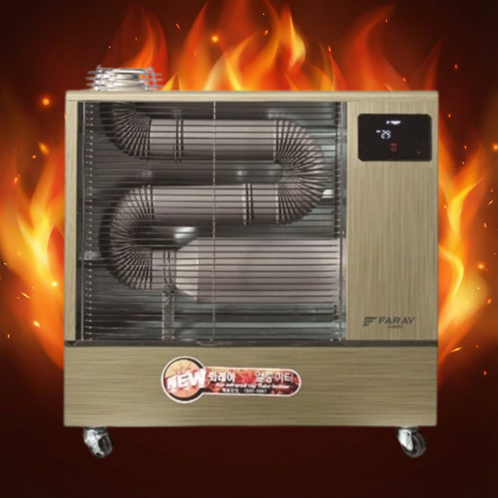 화레이 대형온풍(15평) 돈풍기 등유 난방기 산업용 FSH-0900R 49.5㎡