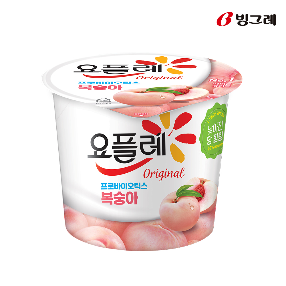 빙그레 요플레 오리지널 홈 혼합 4종 180g 총 4개입 요거트 - 상세 이미지 4