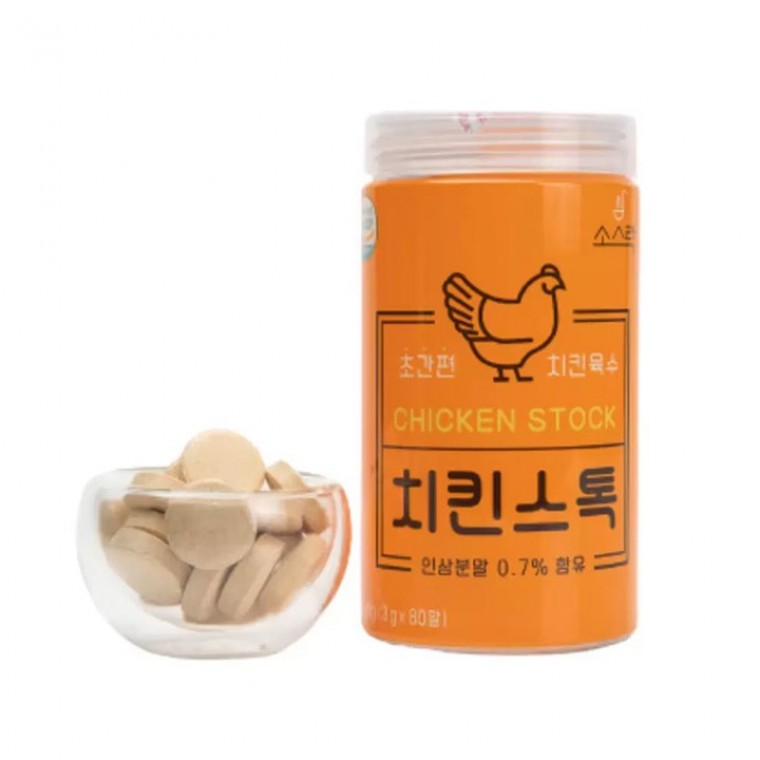 소스락 치킨스톡 3g x 80 x 2 - 메인 이미지