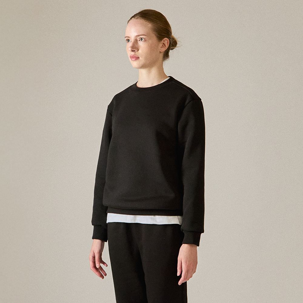 기모 레귤러핏 맨투맨 티셔츠