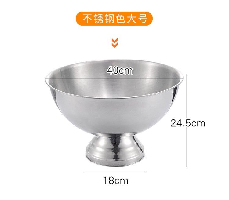 샴페인 아이스 와인칠링 아이스버킷 보냉 스탠드 버킷 소직경 35 cm - 상세 이미지 4