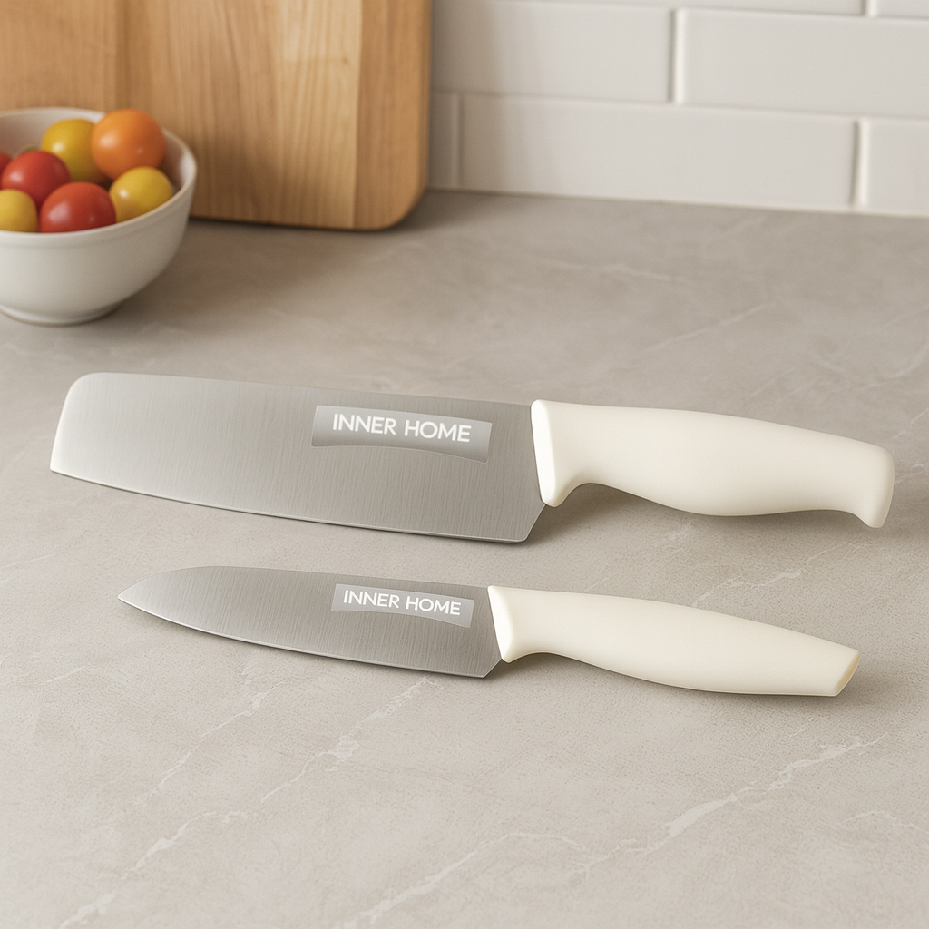 이너홈 프리미엄 주방칼 2종세트 야채칼 나키리+과도 식도 이유식 제품 이미지