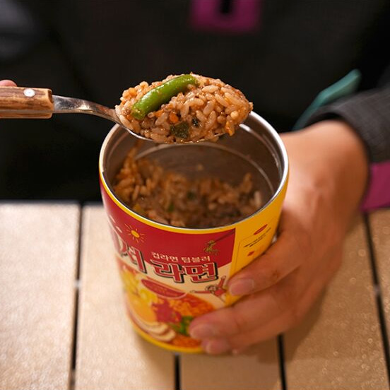쿤타 산에서라면 컵라면 텀블러 휴대용 컵라면용기 죽통 보온밥통 - 상세 이미지 4