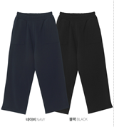 중년여성 루즈핏 빅사이즈 겨울기모 와이드밴딩바지 따뜻한 통팬츠 - 상세 이미지 2