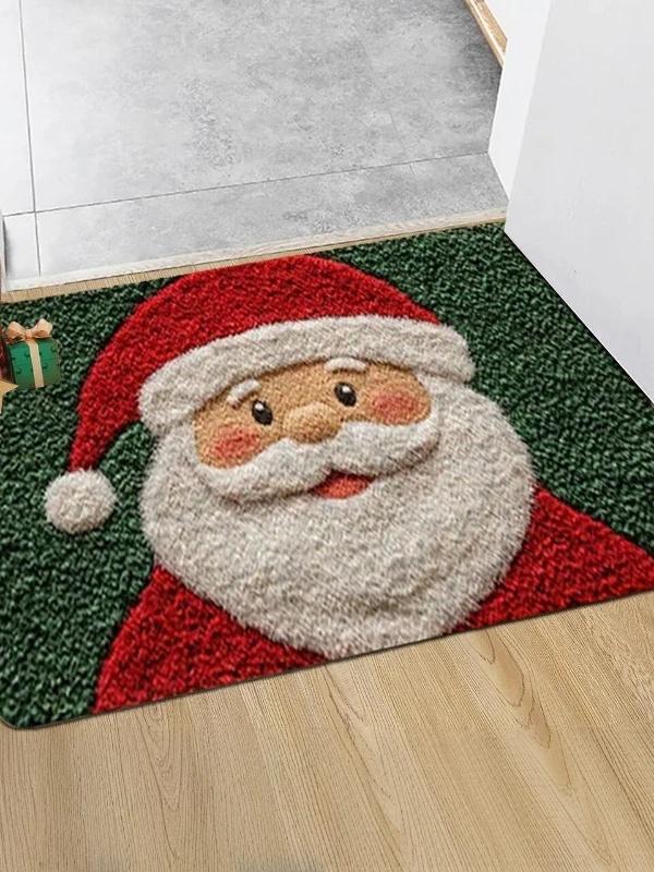 크마스 산타 도어매트 실내외 장식용 A 40cmx60cm - 상세 이미지 5