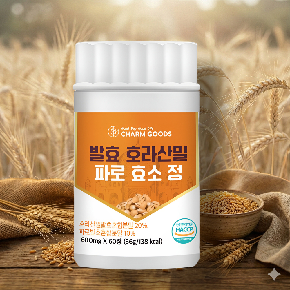 이탈리아 파로효소밸런스 대용량카무트효소 호라산밀곡물효소 60정, 1개 - 메인 이미지