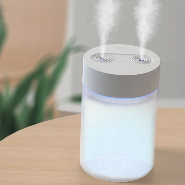 휴대용 초음파 가습기 소형 led 무드등 가습기 듀얼 사무실