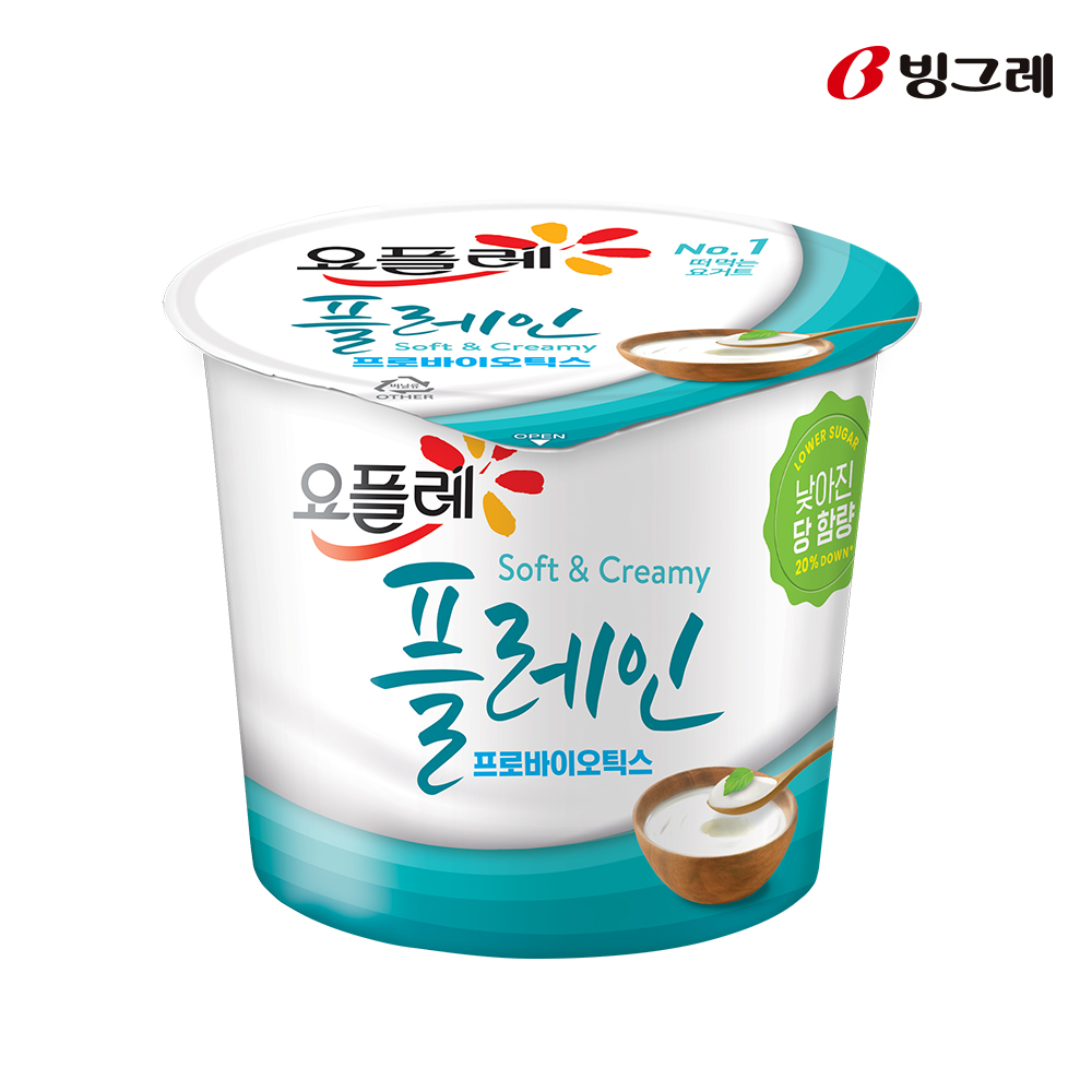 빙그레 요플레 오리지널 홈 혼합 4종 180g 총 4개입 요거트 이미지 6