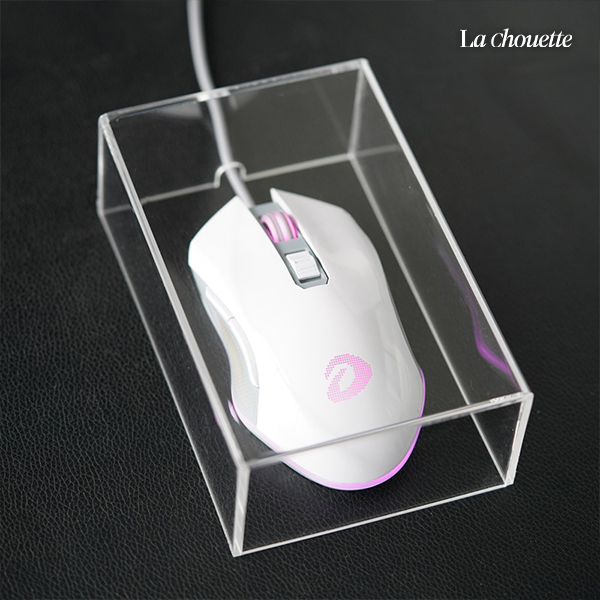 라슈에뜨 키보드 커버 투명 아크릴 방수 보호 튼튼한 마우스 키보드 덮개 먼지 보호 케이스