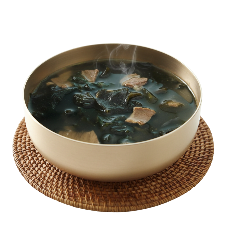 10분한상 든든한 소고기 미역국 550g 2인분 냉동 간편식 - 상품 이미지