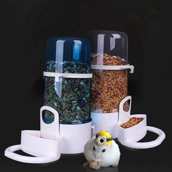반려동물 햄스터 반자동 급식기 걸이형 고슴도치 반자동 급식기 다람쥐 먹이