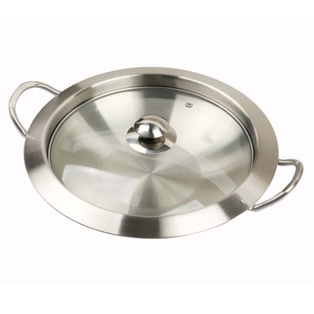 스텐 전골 냄비 인덕션 냄비 부대찌개 냄비 IH 28cm - 상품 이미지