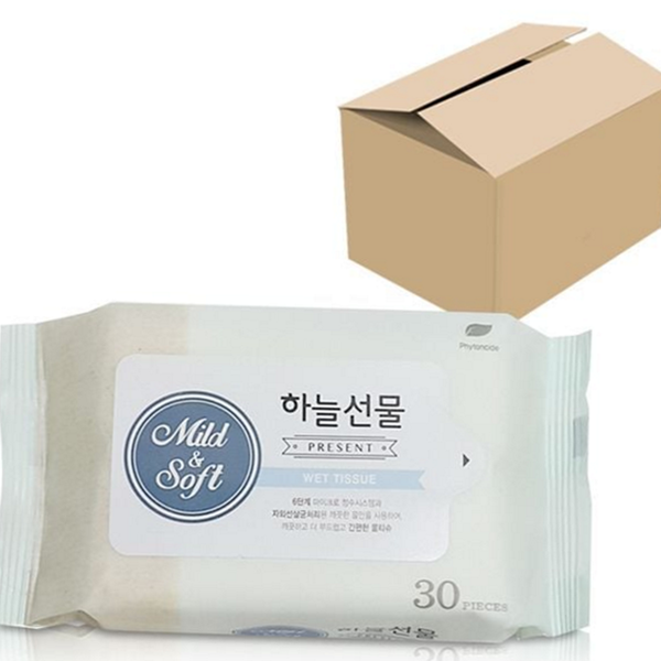 부드러운 피톤치드 물티슈 저자극 캡형 물티슈 대용량